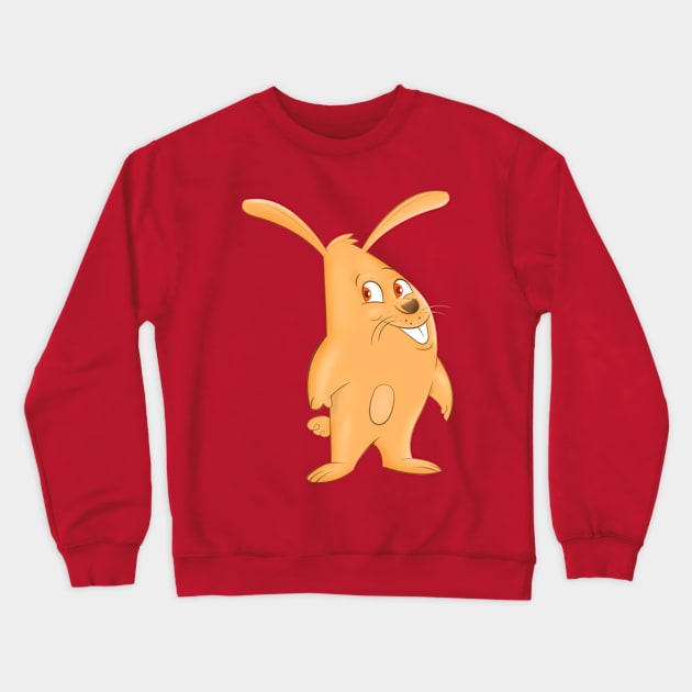 Rabbit Crewneck Sweatshirt by anurajkr